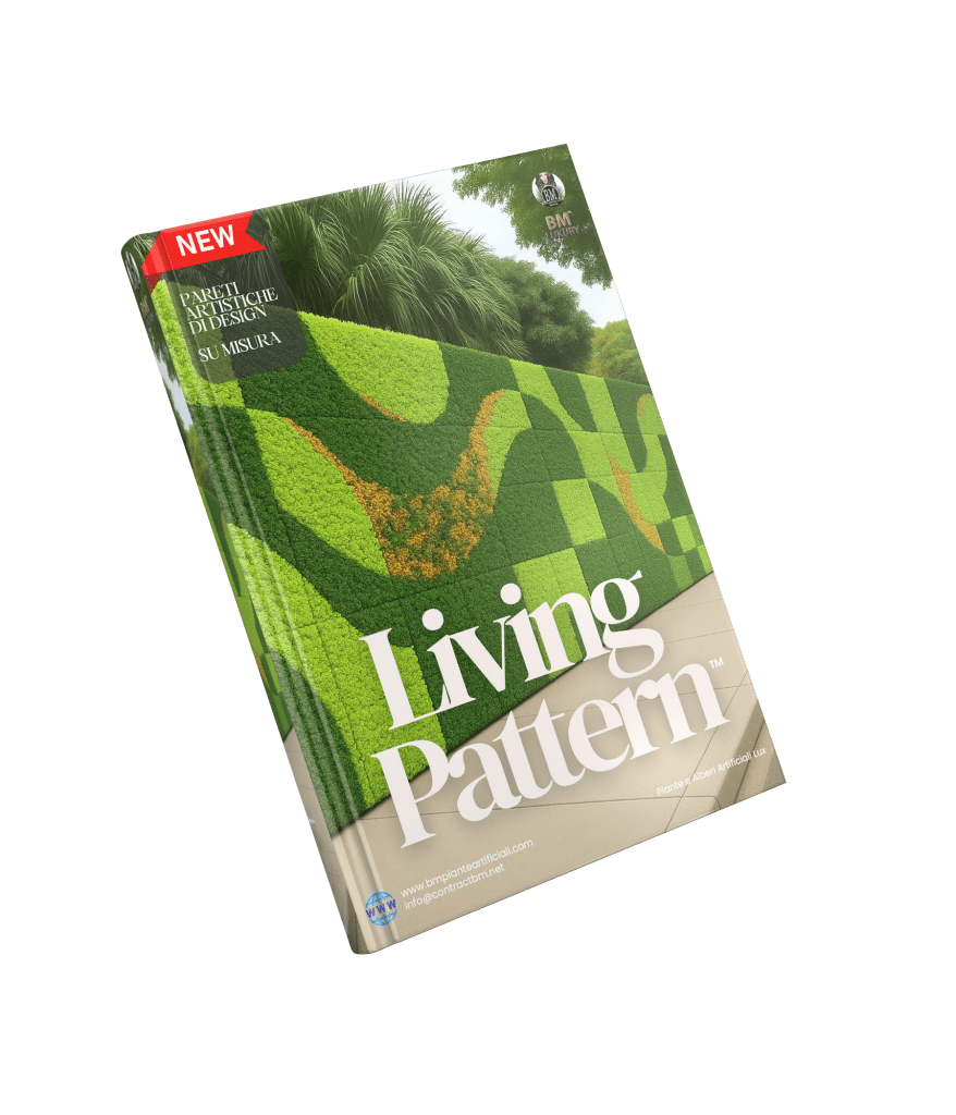 LIVIN PATTERN - pareti di verde Artificiale in pattern su misura. 